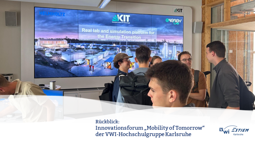 Rückblick: Innovationsforum „Mobility of Tomorrow“ der Hochschulgruppe Karlsruhe