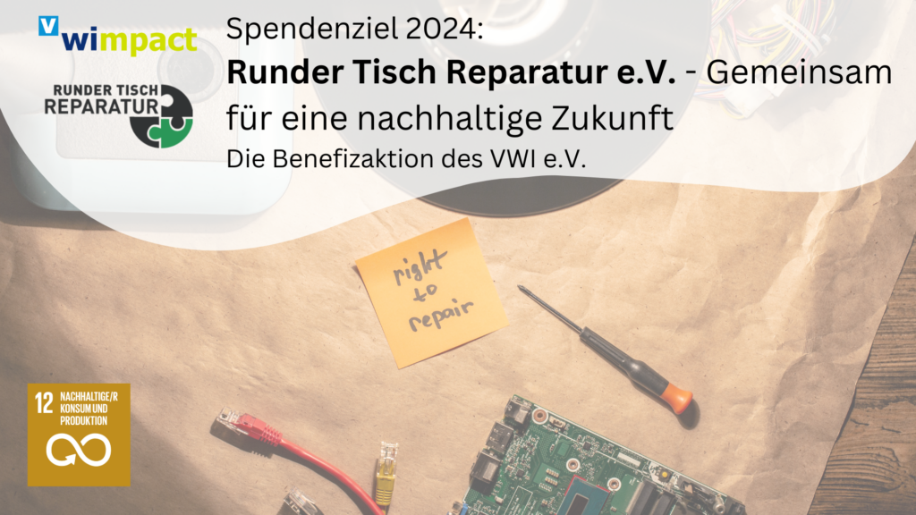 Spendenziel 2024: Verein Runder Tisch Reparatur